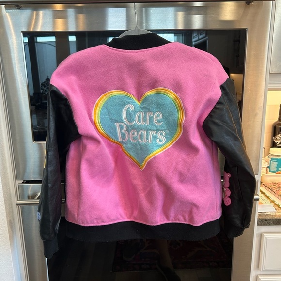 Forever 21 X Care Bears  Varsity Jacket, size 11/12, a few stains 🐻 - Picture 5 of 7